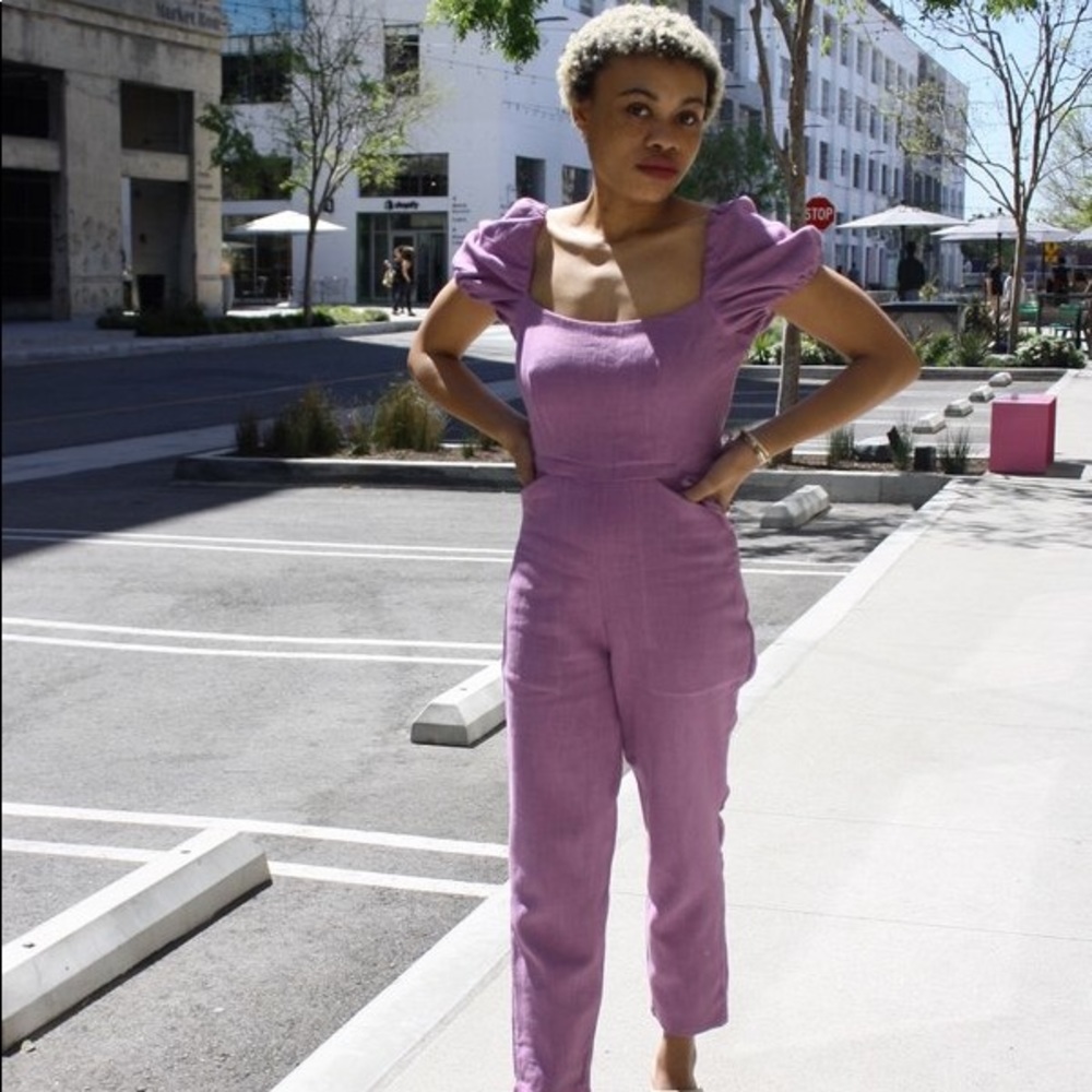 BNWT Samantha Pleet Siren Jumpsuit Thistle